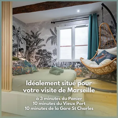 Appartement Jungle Republic à Marseille Extérieur photo